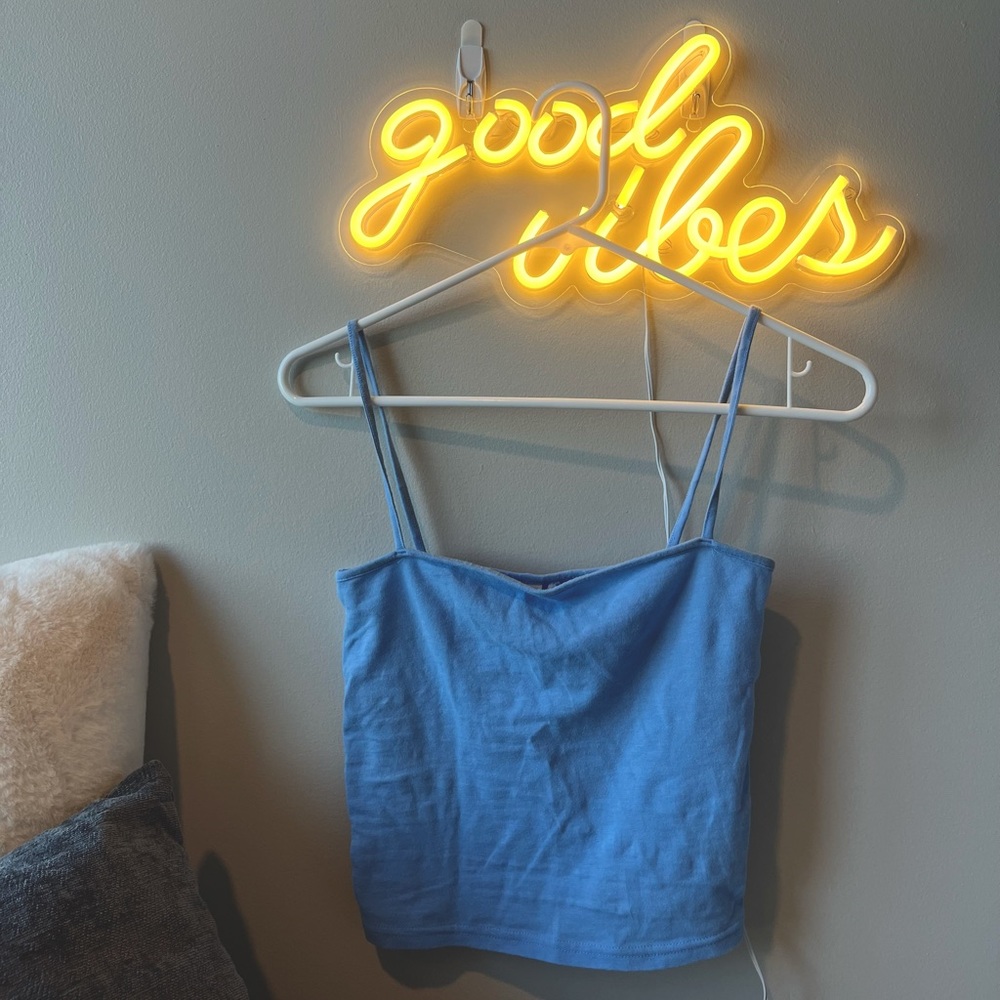 Light blue tank top
